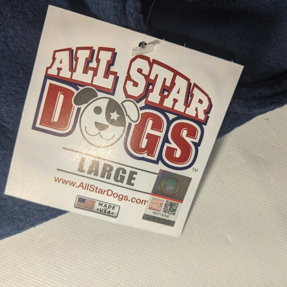 NEW- All Star Dogs Size Large Auburn University Dog Sweater Soft SEC Navy - Picture 4 of 5